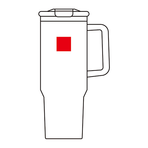 カラモ ハンドル付き真空ステンレスビッグタンブラー 1.2L