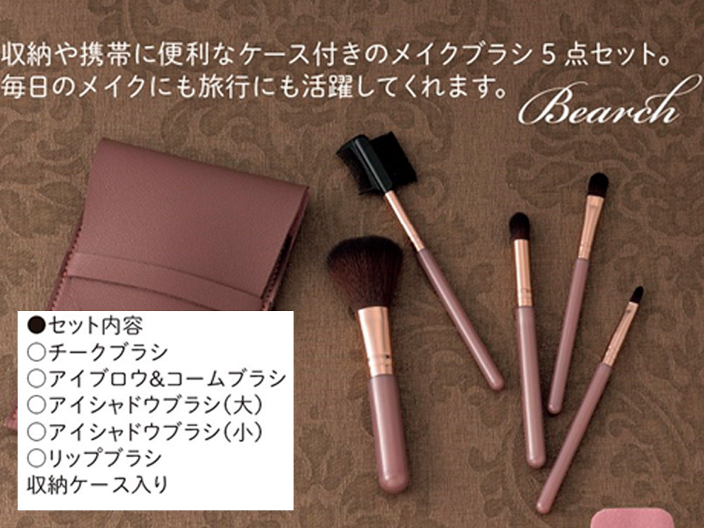 ビアーチブラシ5点セット