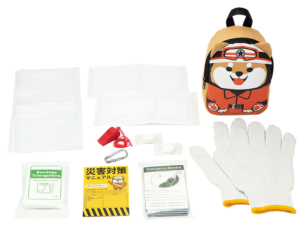 わんわん！レスキュー隊長の防災10点セット