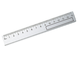 アルミ定規15cm