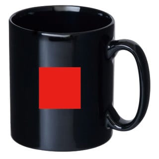 マグカップ・ストレートタイプ大（300ml） ブラック