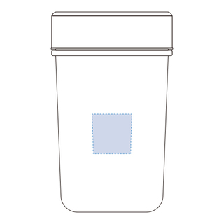 目盛り付シンプルシェイカーボトル680ml
