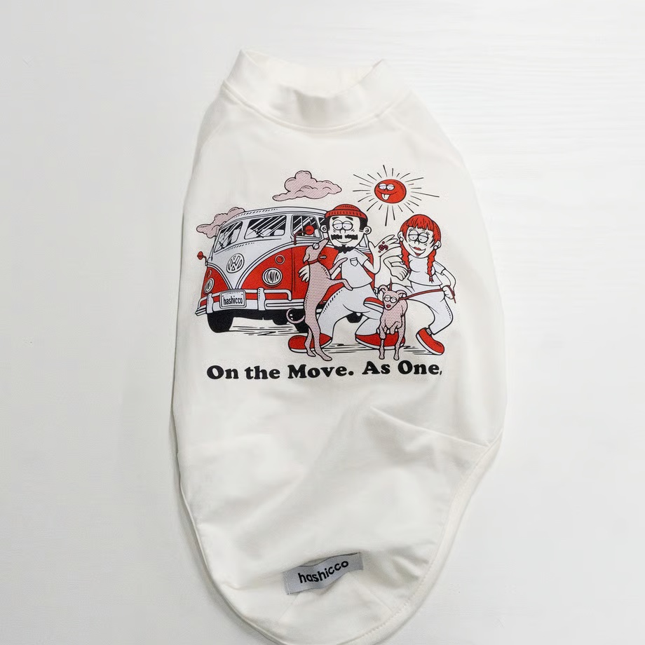 【欠品】On the move.犬用：WHITE