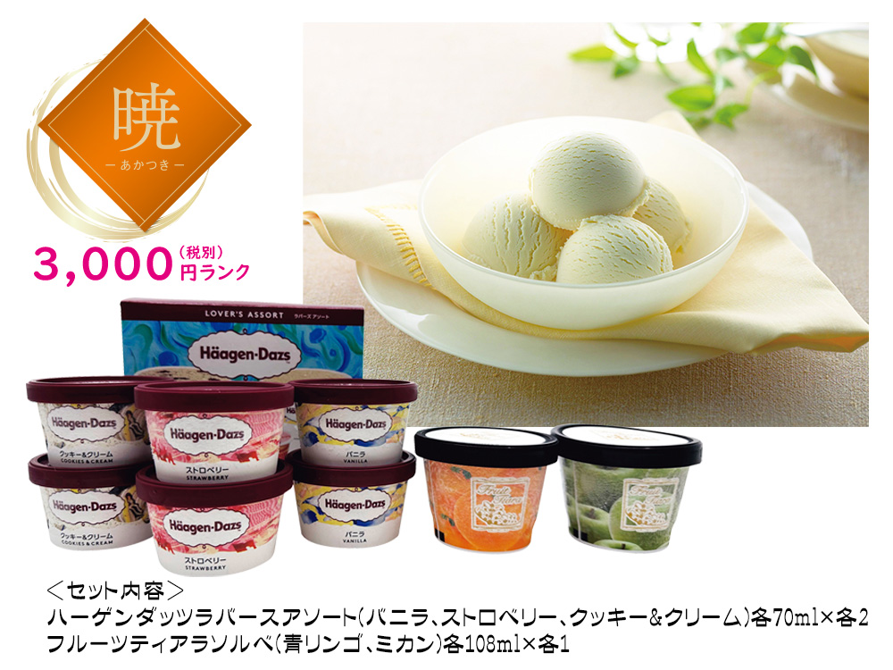 【暁】ハーゲンダッツ＆フルーツティアラ