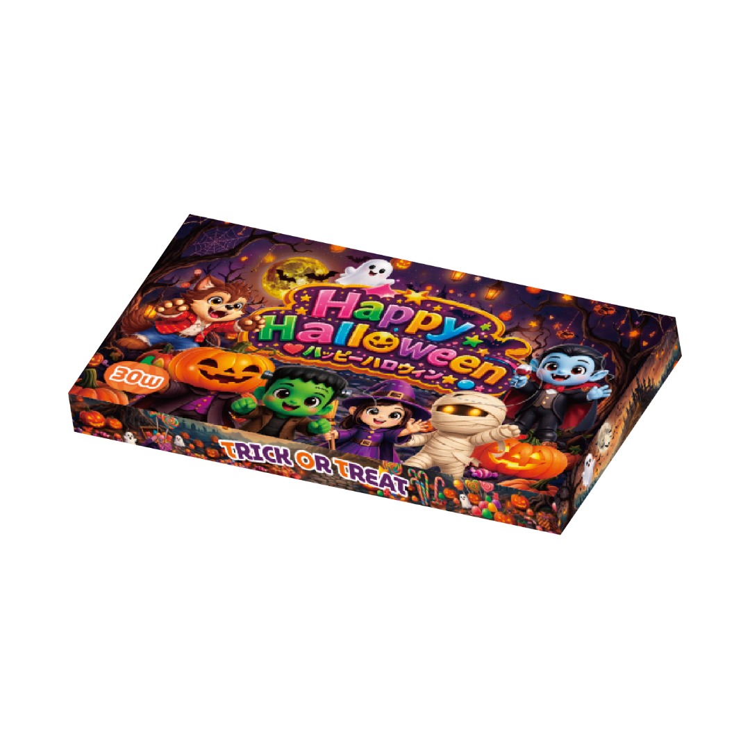 ハッピーハロウィンBOXティッシュ30W