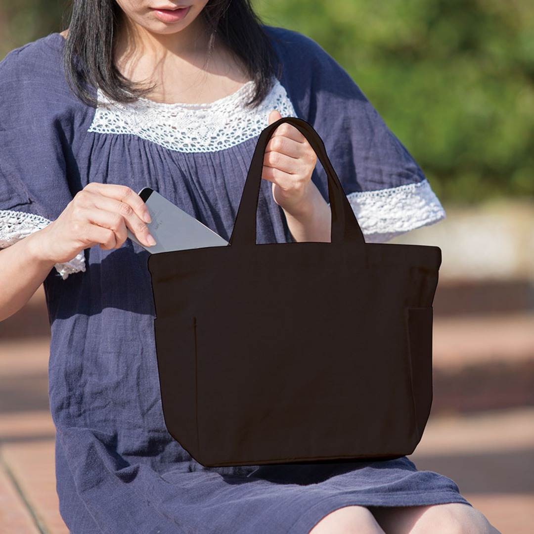 厚手キャンバスマルチトート（S） ナイトブラック