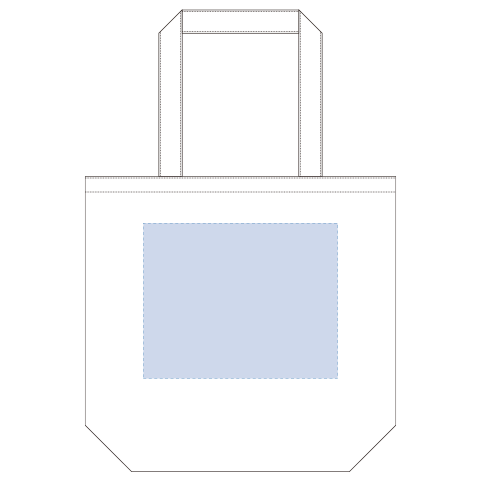 オーガニックコットンキャンバストート（ML）内ポケット