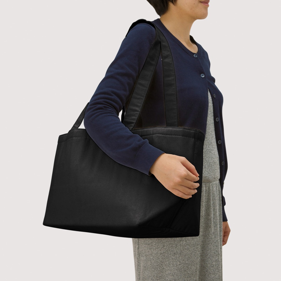 キャンバスピクニック保冷トート ナイトブラック
