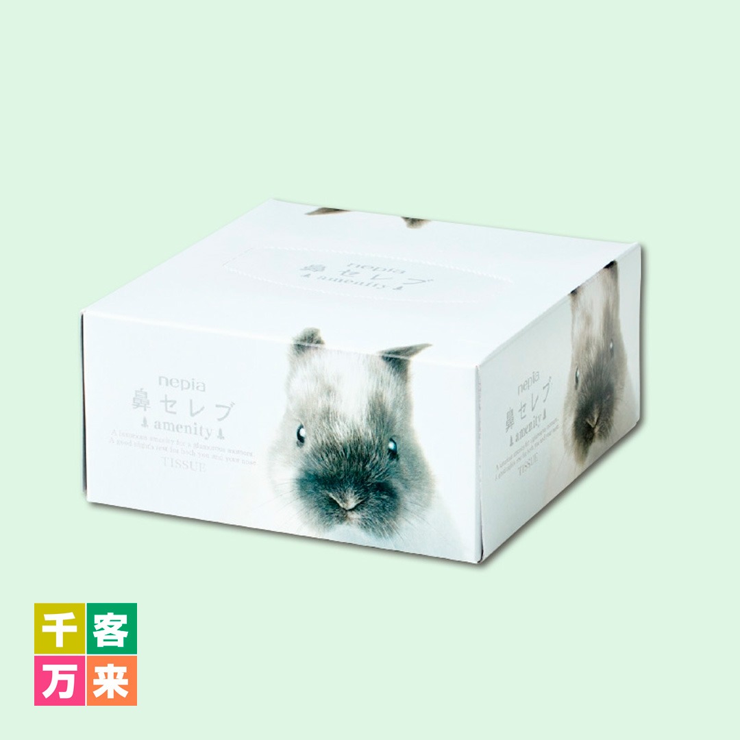 ネピア鼻セレブ／アメニティBOXティッシュ62W