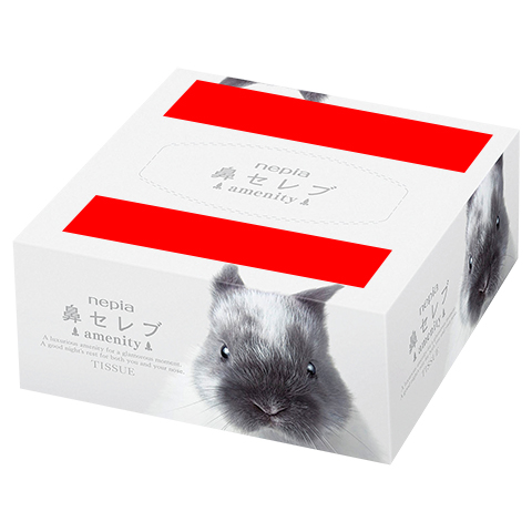 ネピア鼻セレブ／アメニティBOXティッシュ62W