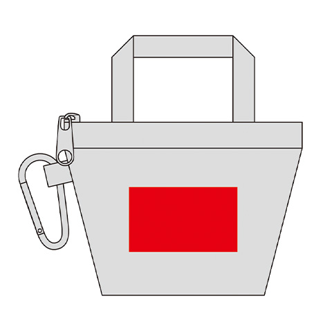 トート型チャーム（クリア）